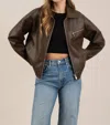 The Workshop Bomber Jacket In Vintage Espresso In Multi