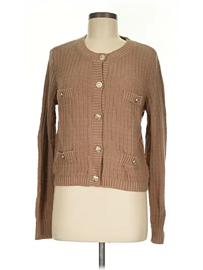 The Workshop Cardigan Sweater In Brown