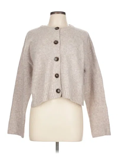 Pre-owned The Workshop Cardigan Sweater In Gray