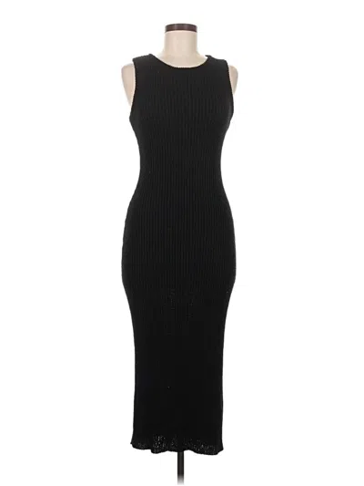 Pre-owned The Workshop Casual Dress In Black