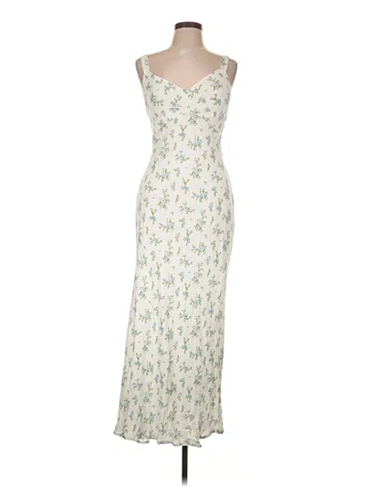 Pre-owned The Workshop Casual Dress In Ivory