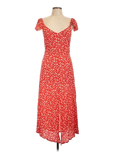 Pre-owned The Workshop Casual Dress In Red