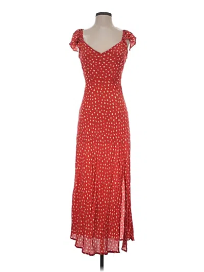 Pre-owned The Workshop Casual Dress In Red