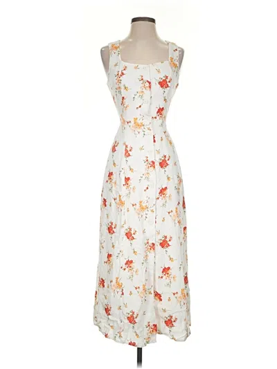 Pre-owned The Workshop Casual Dress In White