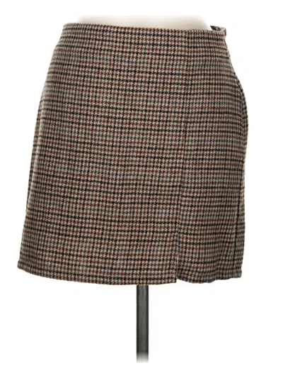 Pre-owned The Workshop Casual Skirt In Brown
