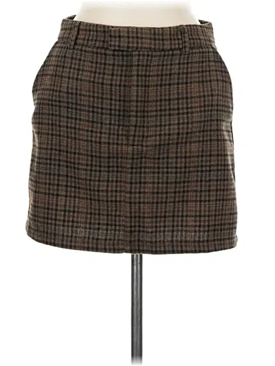 Pre-owned The Workshop Casual Skirt In Brown