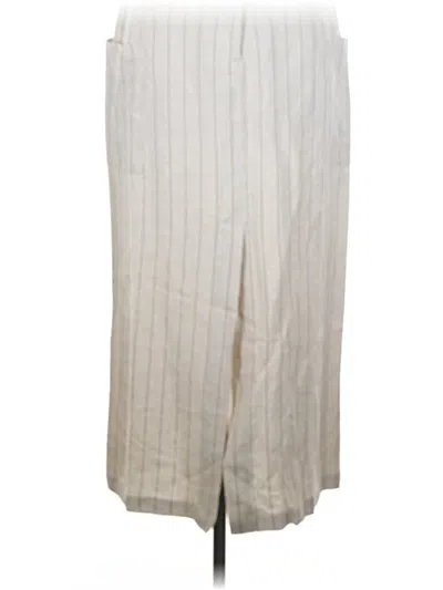The Workshop Casual Skirt In Gray