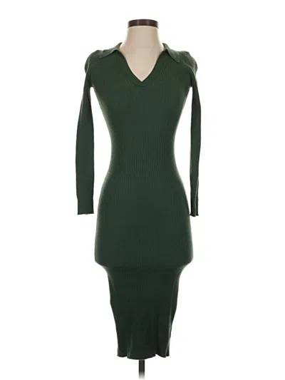 Pre-owned The Workshop Cocktail Dress In Green