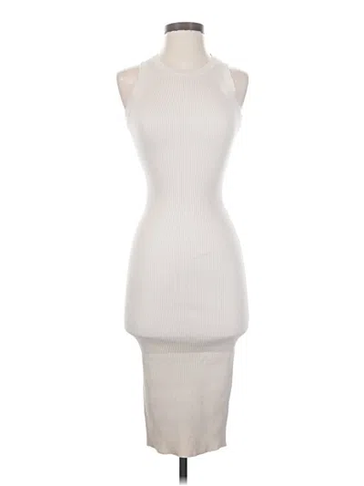 Pre-owned The Workshop Cocktail Dress In White