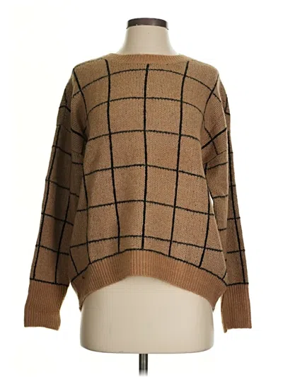 Pre-owned The Workshop Pullover Sweater In Brown