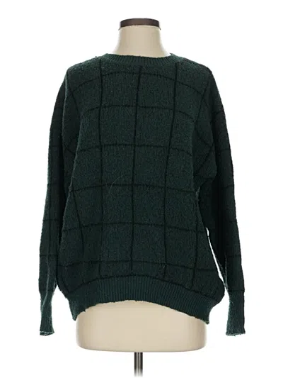 Pre-owned The Workshop Pullover Sweater In Green