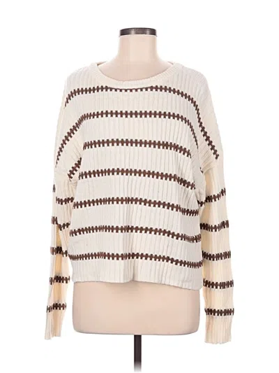 Pre-owned The Workshop Pullover Sweater In Ivory