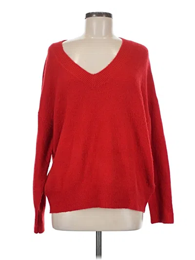 Pre-owned The Workshop Pullover Sweater In Red