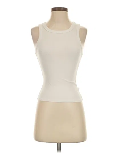 Pre-owned The Workshop Sleeveless T-shirt In Ivory