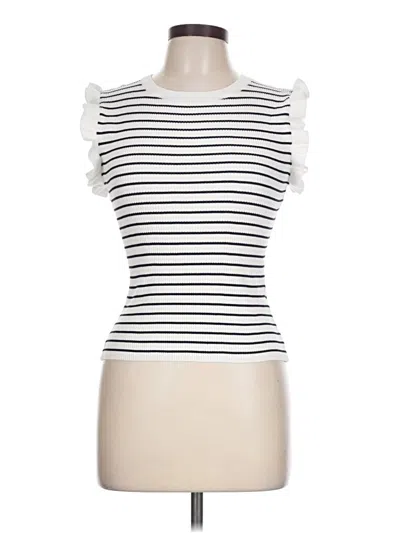 Pre-owned The Workshop Sleeveless T-shirt In White
