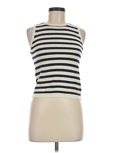 Pre-owned The Workshop Sweater Vest In Ivory
