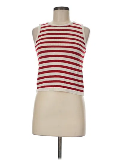 Pre-owned The Workshop Sweater Vest In Red