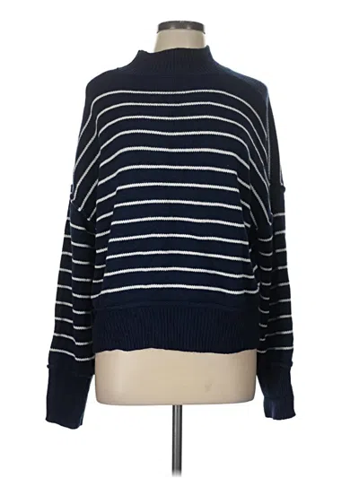 Pre-owned The Workshop Turtleneck Sweater In Blue