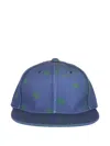 The World Is Yours Paisley-print Baseball Cap In Blue