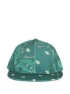 The World Is Yours Paisley-print Baseball Cap In Green