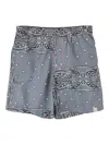 The World Is Yours Paisley-print Swim Shorts In Gray