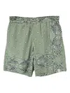 The World Is Yours Paisley-print Swim Shorts In Green