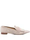 Thea Mika Pointed-toe Fringed Loafers