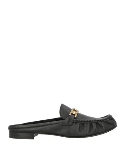 Thea Mika Woman Mules & Clogs Black Size 7 Leather