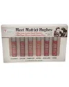 Thebalm Set Of 6 0.04oz Meet Matte Hughes Mini Long-lasting Liquid Lipsticks
