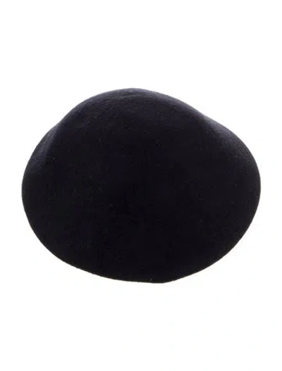 Pre-owned Thebe Magugu Acrylic Beret Hat In Blue
