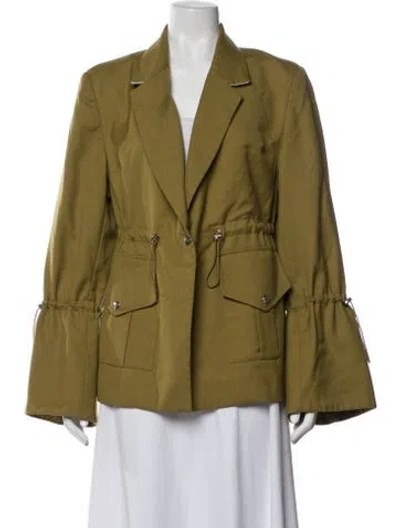 Pre-owned Thebe Magugu Blazer In Green