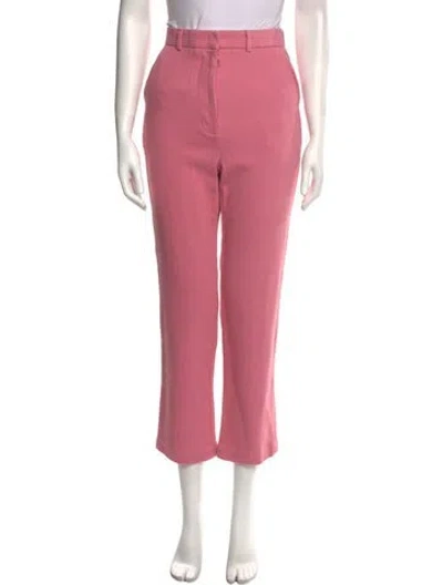 Pre-owned Thebe Magugu Straight Leg Pants In Pink