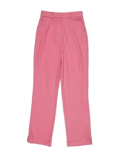 Pre-owned Thebe Magugu Straight Leg Pants In Pink