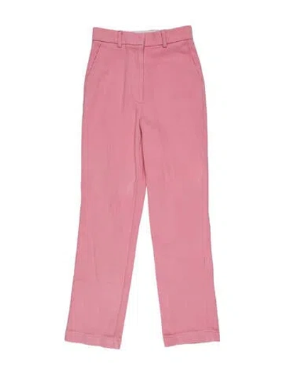 Pre-owned Thebe Magugu Straight Leg Pants In Pink