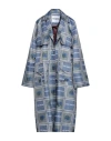 Thebe Magugu Woman Overcoat & Trench Coat Grey Size L Polyester In Grey