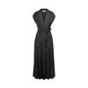 Thefour Women's Black Oisy Long Dress In Black