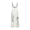 Thegtfashion White / Black Artsy Embroidered Set In Multi