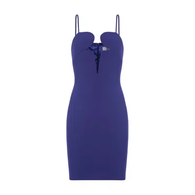 Thegtfashion Women's Blue Evening Wear Sweetheart Neckline With Cutout Style