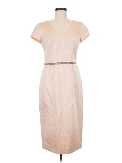 Pre-owned Theia Casual Dress In Brown