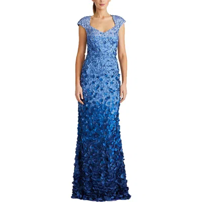 Theia Chelsea Womens Ombre Polyester Evening Dress In Multi