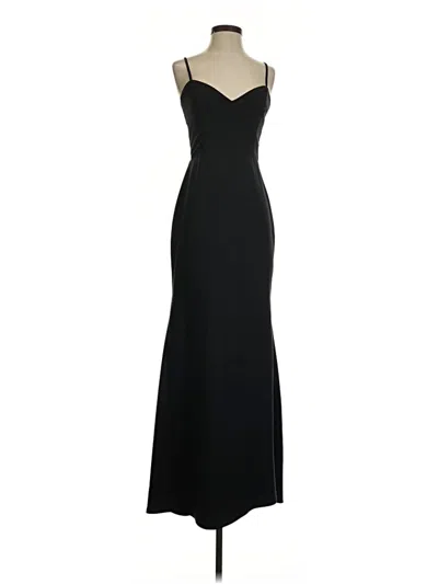 Pre-owned Theia Cocktail Dress In Black