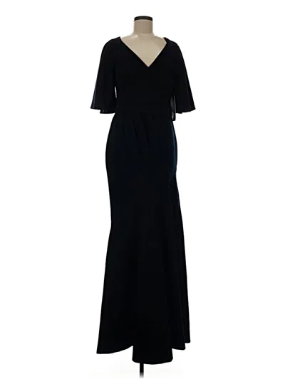Pre-owned Theia Cocktail Dress In Black