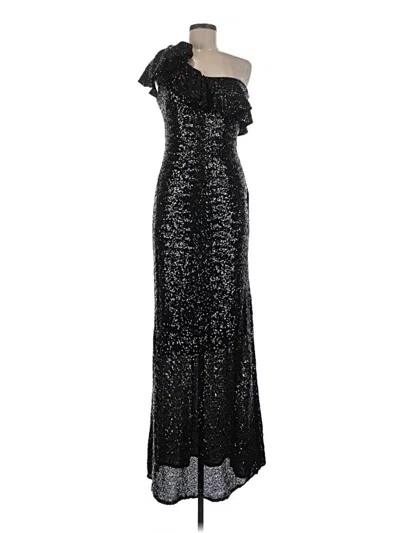 Theia Cocktail Dress In Black