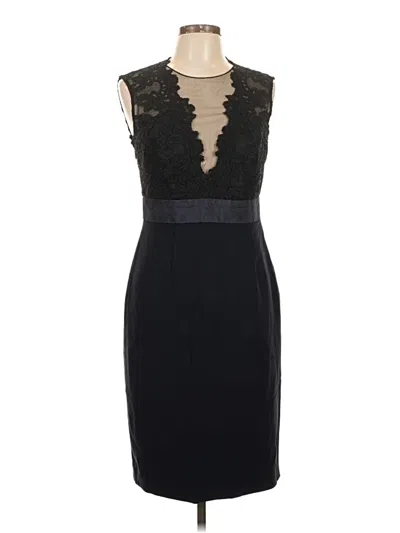 Pre-owned Theia Cocktail Dress In Black