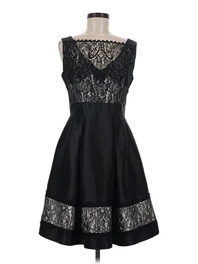 Pre-owned Theia Cocktail Dress In Black