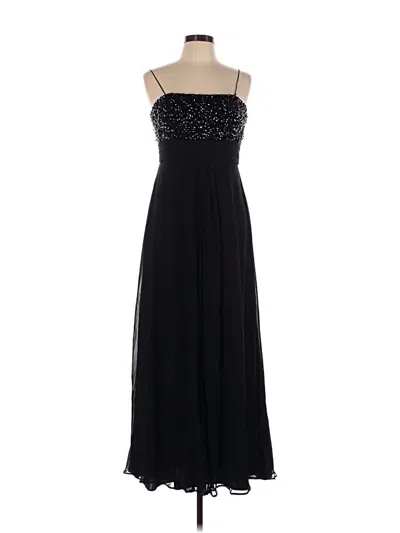 Pre-owned Theia Cocktail Dress In Black