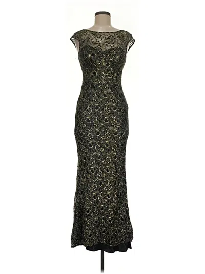 Pre-owned Theia Cocktail Dress In Black