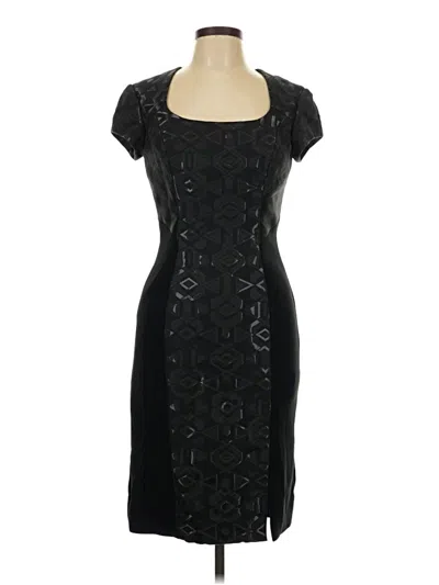 Pre-owned Theia Cocktail Dress In Black