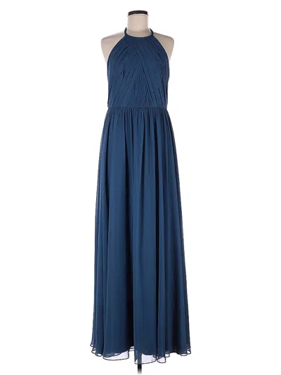 Pre-owned Theia Cocktail Dress In Blue