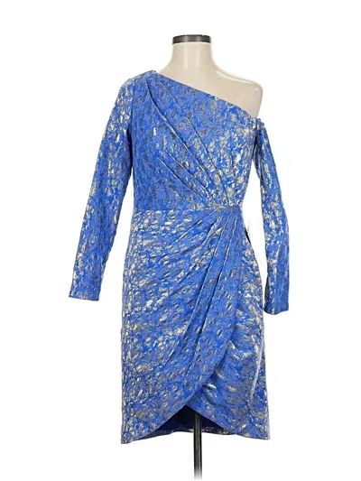 Pre-owned Theia Cocktail Dress In Blue